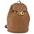 Zaino in pelle beige oro Auth 152109 di Salvatore Ferragamo