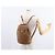Zaino in pelle beige oro Auth 152109 di Salvatore Ferragamo - vista 26