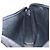 Borsa Clutch in Tela Trotter Christian Dior Nera Oro Auth bs30788 - vista 12
