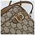 Bolsa de Ombro GUCCI GG Plus Supreme PVC Bege Ouro Auth ep11930 Dourado - vista 17