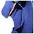 Borsa piccola Y Line Chain in pelle blu e oro Auth BA8058 di SAINT LAURENT D'oro - vista 21