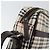 Burberry Borsa a Spalla Nova Check in Tela Beige Argento Autentica ka066 - vista 14
