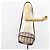 Burberry Borsa a Spalla Nova Check in Tela Beige Argento Autentica ka066 - vista 21
