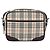 Burberry Borsa a Spalla Nova Check in Tela Beige Argento Autentica ka066 - vista 3