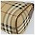 Autre Marque Borsa a Spalla Burberrys Nova Check PVC Beige Oro Auth ka004 D'oro - vista 10