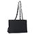Borsa Tote PRADA in nylon nero argento Auth bs31175