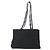 Borsa Tote PRADA in nylon nero argento Auth bs31175 - vista 13