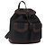 Zaino LOEWE in tela PVC nero e oro Auth 150809 D'oro