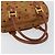 Borsa MCM Logogram Vicetos in pelle PVC marrone e oro Auth BA7689 D'oro - vista 7