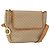 Céline Borsa a Spalla in Tela Macadam CELINE PVC Beige Oro Auth 152081 D'oro