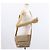 Céline Borsa a Spalla in Tela Macadam CELINE PVC Beige Oro Auth 152081 D'oro - vista 24