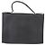 Bolso de mano de lona de panal PVC 2 en 1 Christian Dior negro y dorado Auth 149368 - vista 2