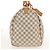 LOUIS VUITTON Borsa Boston Keepall 50 Damier Azur N41430 Auth LV 154925V - vista 4