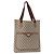 GUCCI GUCCI Plus Borsa Tote Sherry Line in PVC Beige Oro Auth 151618 D'oro