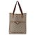 GUCCI GUCCI Plus Borsa Tote Sherry Line in PVC Beige Oro Auth 151618 D'oro - vista 13