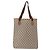 GUCCI GUCCI Plus Borsa Tote Sherry Line in PVC Beige Oro Auth 151618 D'oro - vista 2