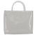 PRADA Hand Bag Enamel Gray Auth 148279 Brown - view 13