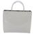 PRADA Hand Bag Enamel Gray Auth 148279 Brown - view 2