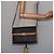 Borsa in tela a nido d'ape Christian Dior PVC 2 in 1 Nero Marrone oro Auth bs30244 - vista 22