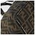 Borsa a mano in tela Zucca FENDI marrone nero oro Auth 146809 D'oro - vista 14