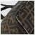 Borsa a mano in tela Zucca FENDI marrone nero oro Auth 146809 D'oro - vista 16