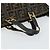 Borsa a mano in tela Zucca FENDI marrone nero oro Auth 146809 D'oro - vista 7