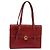 Bolsa de Mão Christian Dior em Couro Dourado Vermelho Auth 148235 - vista 13
