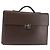 LOEWE Cartella in Pelle Marrone Scuro Auth bs29533