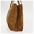 Céline CELINE C Macadam Canvas Handtasche aus Wildleder in Braun und Gold Auth 146684 Golden - Ansicht 3