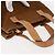 Céline CELINE C Macadam Canvas Handtasche aus Wildleder in Braun und Gold Auth 146684 Golden - Ansicht 6
