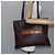 Céline Borsa tote in tela Macadam CELINE in pelle PVC marrone oro Auth ep11356 D'oro - vista 22