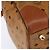 Borsa Boston MCM Logogram Vicetos PVC Marrone Oro Auth 146828 D'oro - vista 14