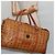 Borsa Boston MCM Logogram Vicetos PVC Marrone Oro Auth 146828 D'oro - vista 21