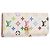 LOUIS VUITTON Monogram Multicolor Multicles 4 Key Case White M93731 Auth 153417
