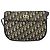 Christian Dior Trotter Canvas Schultertasche Marineblau Gold Auth 152726 Golden - Ansicht 13