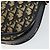 Christian Dior Trotter Canvas Schultertasche Marineblau Gold Auth 152726 Golden - Ansicht 16