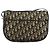 Christian Dior Trotter Canvas Schultertasche Marineblau Gold Auth 152726 Golden - Ansicht 2