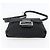 FENDI Zucchino Canvas Schultertasche Schwarz Silber Auth ka081 - Ansicht 5