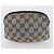 GUCCI GG Supreme Clutch Bag PVC 2 pezzi Beige Blu Navy Auth 151916 - vista 11