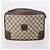 GUCCI GG Supreme Clutch Bag PVC 2 pezzi Beige Blu Navy Auth 151916 - vista 2