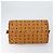 Borsa Boston MCM Logogram Vicetos in pelle PVC marrone e oro Auth am9704 D'oro - vista 5