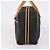 Saint Laurent Borsa Boston Cassandra in PVC nero marrone oro Auth ep11750 D'oro - vista 3