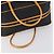 Saint Laurent Borsa Boston Cassandra in PVC nero marrone oro Auth ep11750 D'oro - vista 7