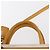 FENDI 2 JOURS Handtasche aus Leder 2-in-1 Gelb Silber Authentisch am9630 - Ansicht 14