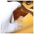 FENDI 2 JOURS Handtasche aus Leder 2-in-1 Gelb Silber Authentisch am9630 - Ansicht 23