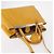 FENDI 2 JOURS Handtasche aus Leder 2-in-1 Gelb Silber Authentisch am9630 - Ansicht 7