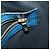 LOUIS VUITTON Borsa a Spalla Epi Randonnee GM Blu M43085 LV Auth 151856 - vista 22