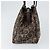 Borsa a Spalla Gancini in Pelle Marrone Argento Auth BA7992 di Salvatore Ferragamo - vista 3