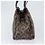Borsa a Spalla Gancini in Pelle Marrone Argento Auth BA7992 di Salvatore Ferragamo - vista 4