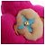 LOUIS VUITTON Charm per Borsa Vivienne Vison Pelliccia Beige Rosa M00870 LV Auth 144000SM - vista 8